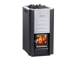 Harvia M3 - komín přes střechu