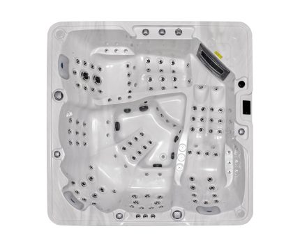 vířivka Monaco pohled shora na trysky pohled shora